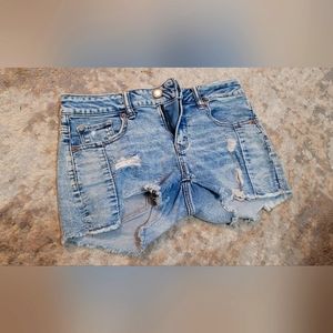 American Eagle High Waisted Jean Shorts